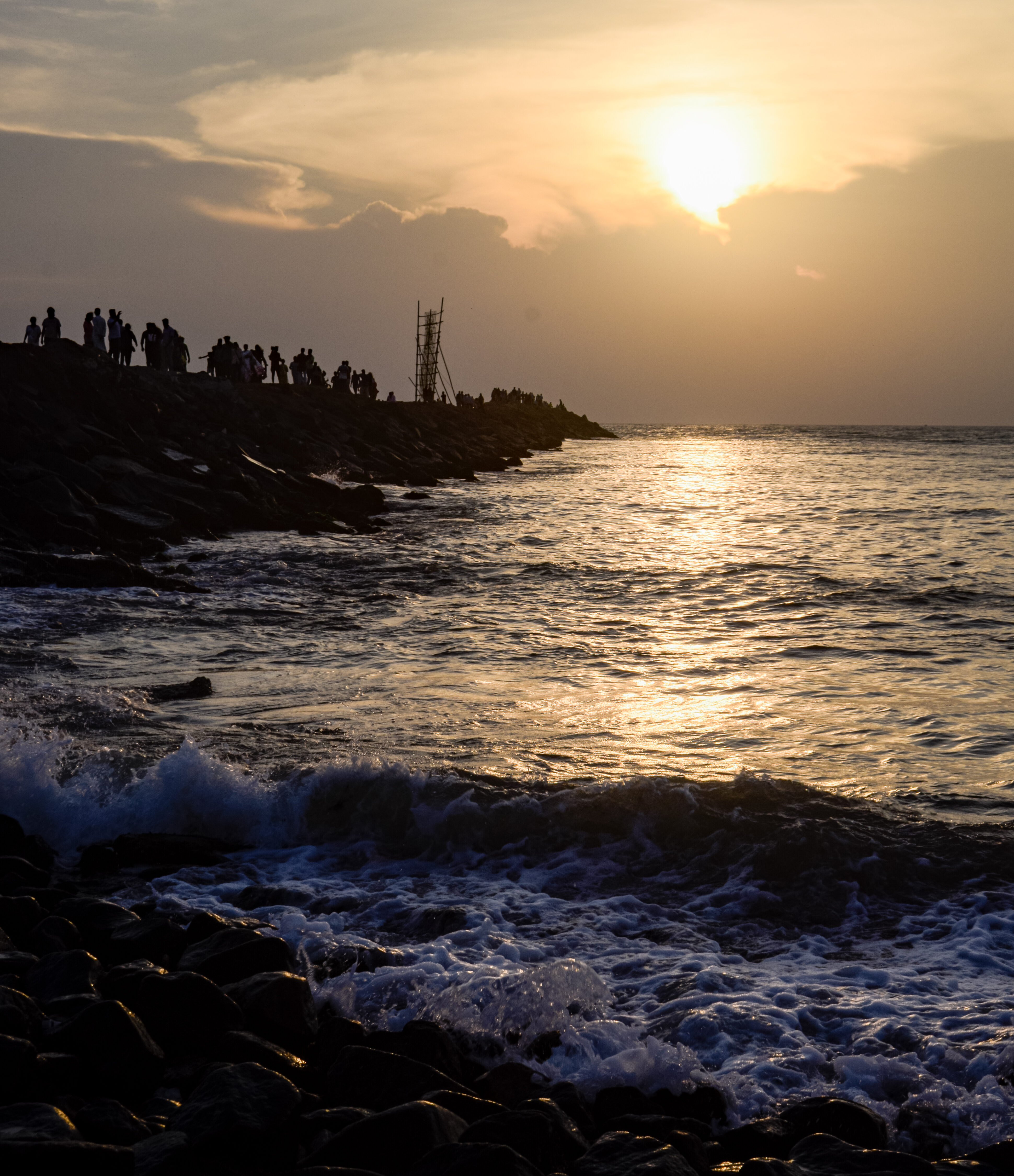 Sunrise golden light