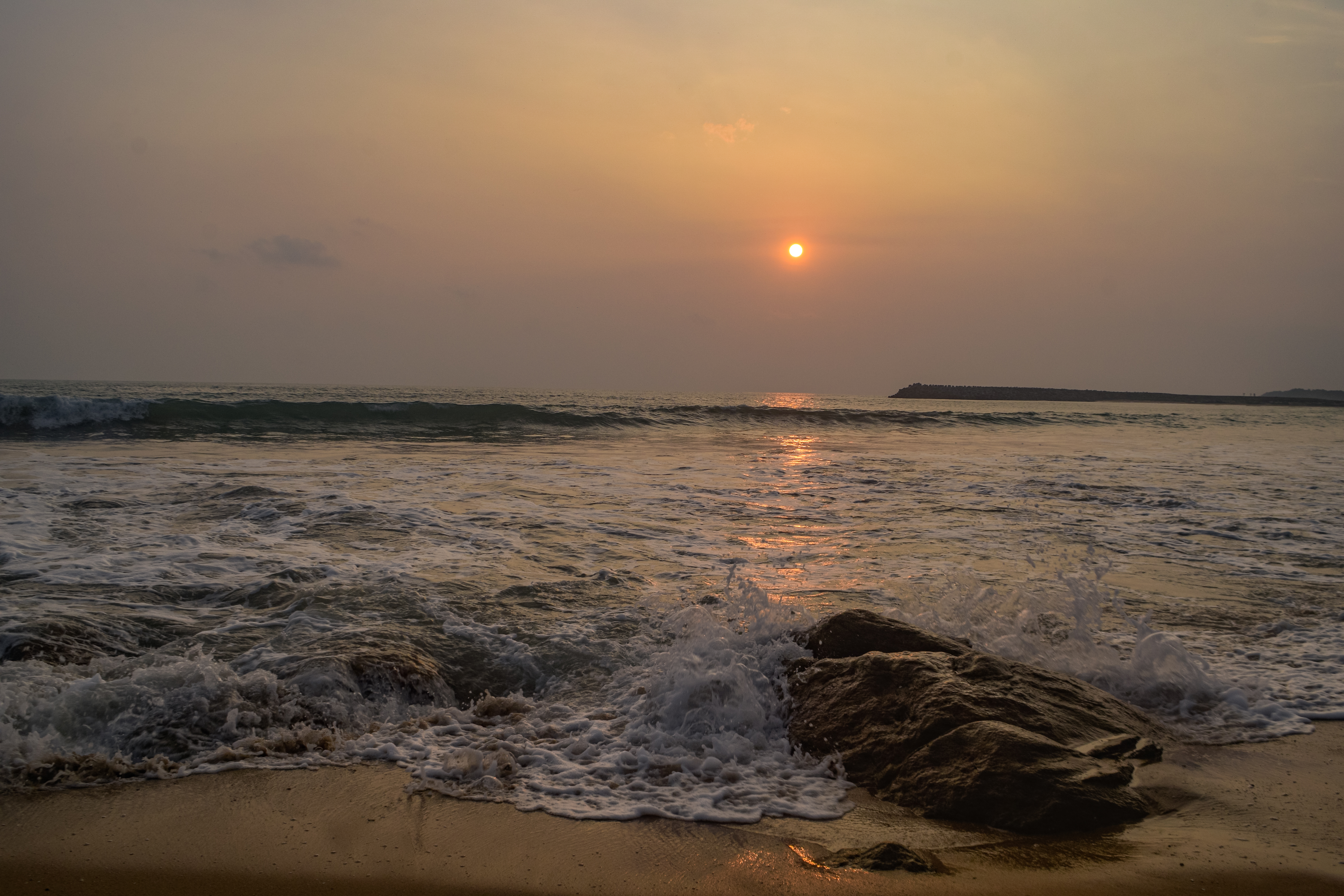 Kanyakumari Sunset Waves