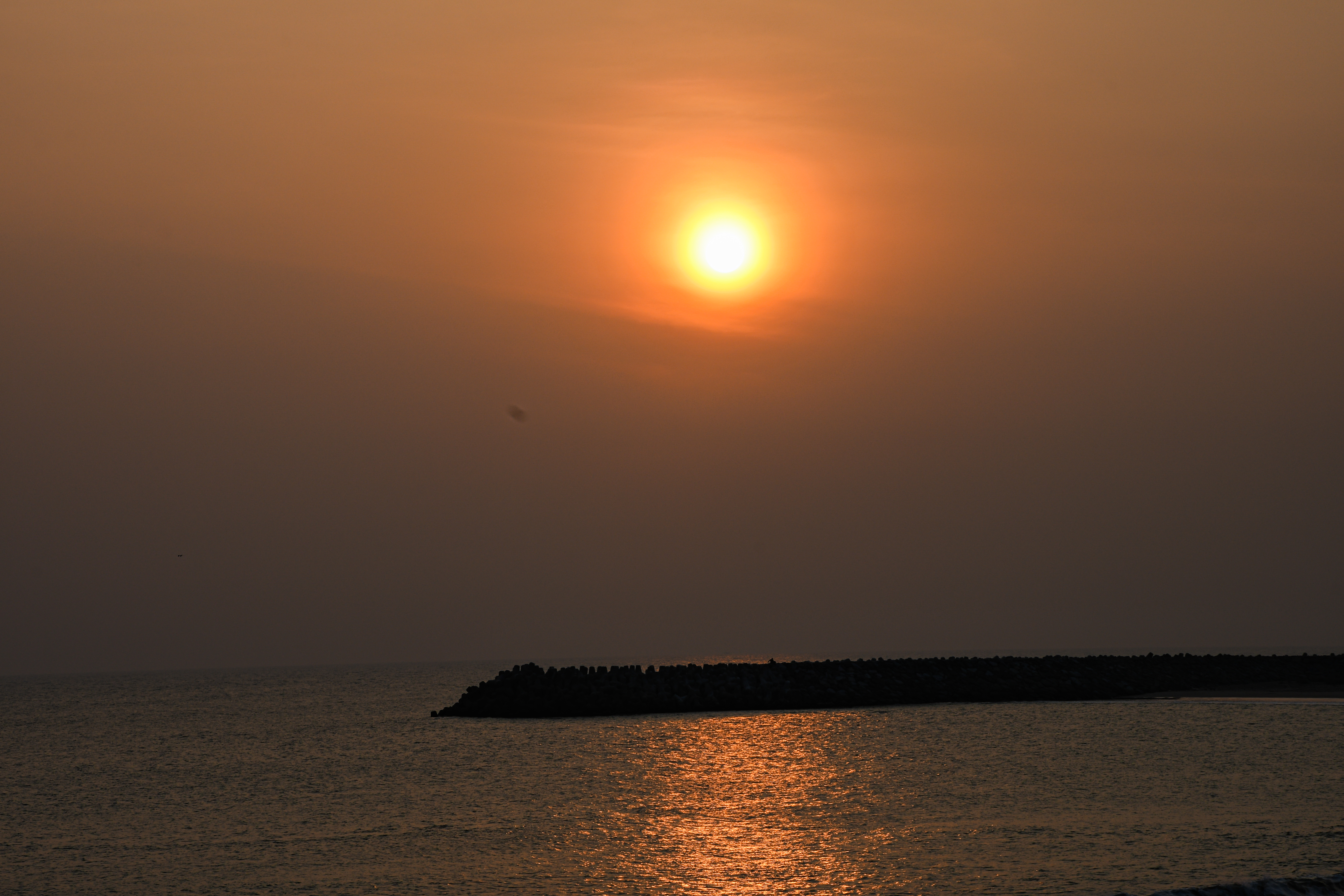 Golden Sunset Over the Sea – Kanyakumari Coastal Landscape | Kanyakumari Sunrise Media