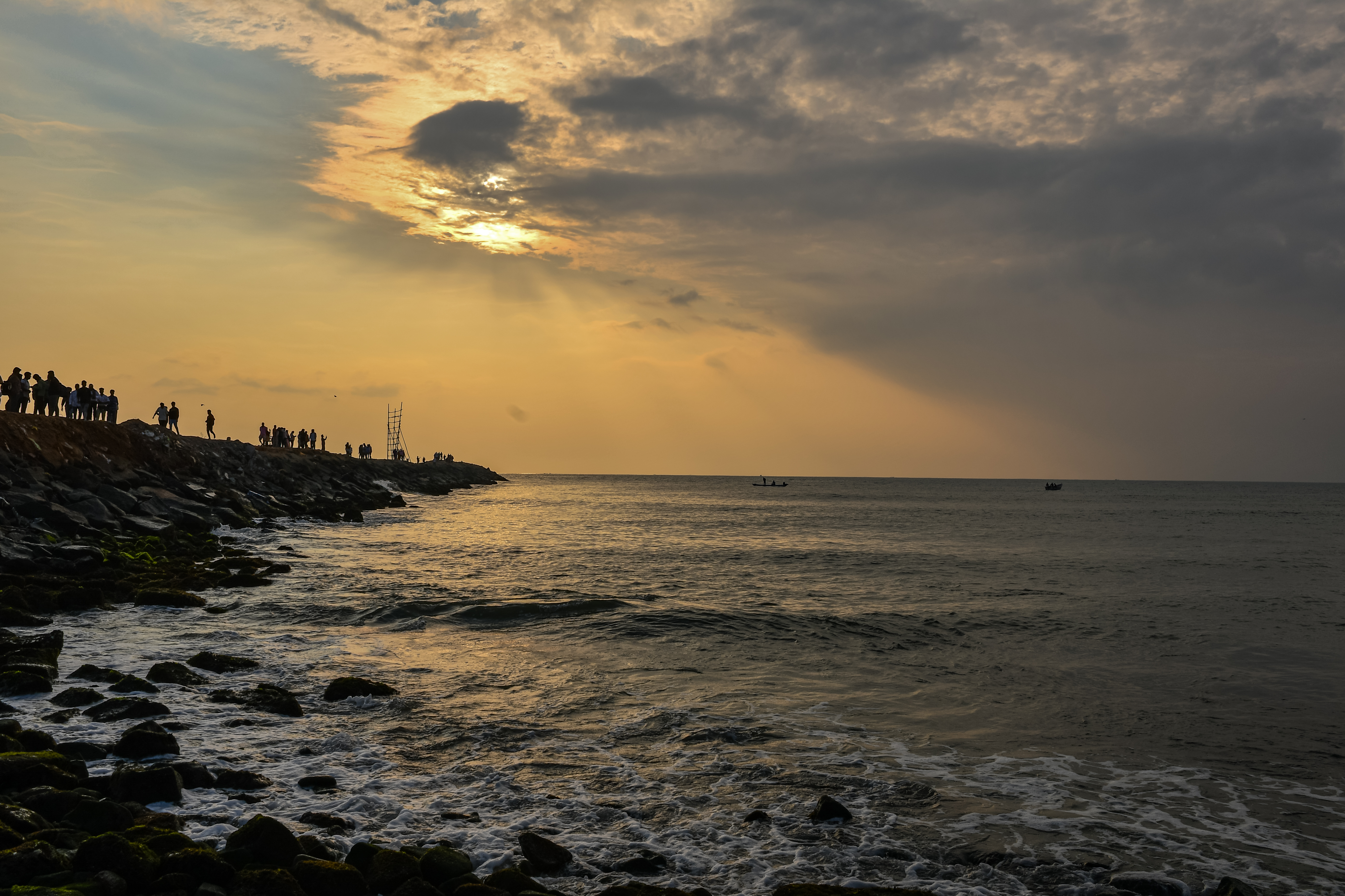 Morning Light Over Kanyakumari Coast – Seascape Photography | Kanyakumari Sunrise Media
