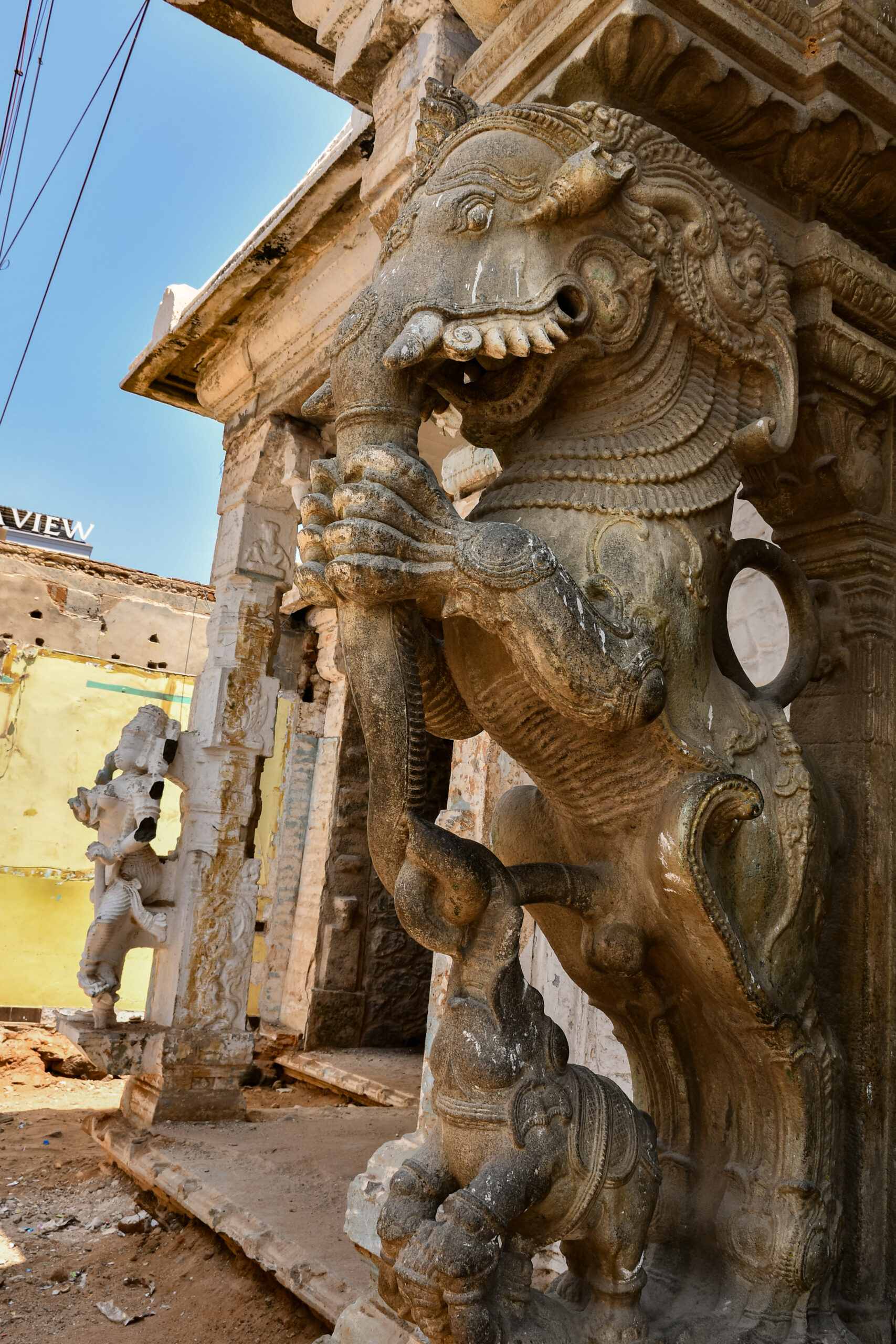 Yali β The Guardian of Strength and Protection | Kanni Ambalam, Kanyakumari(Editorial Use Only)