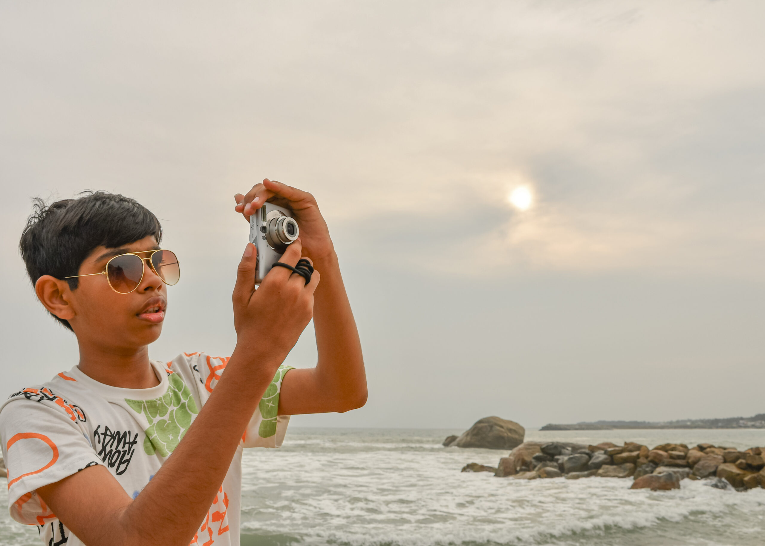 Friends group photoshoot at Kanyakumari